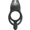Pretty Love - Seth Double Anneau Vibrant Lapin 7 Vibrations Noir